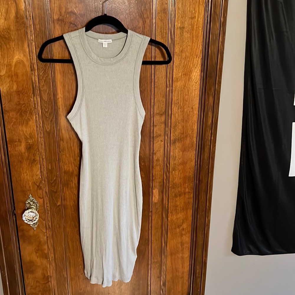 James Perse Platinum Scoop back dress, size 0. Like new, never worn!